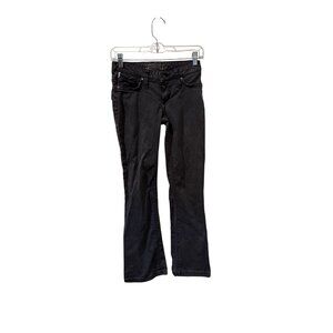 Robins Jean Womens Black Flared Denim Jeans W25
